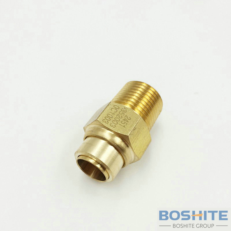 Compression Push In Couplings Straight Tube 12x1.5 Thread NPT38