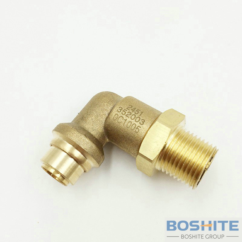 Compression Push In Couplings Swivel  Elbow Tube 12x1.5MM Thread NPT38