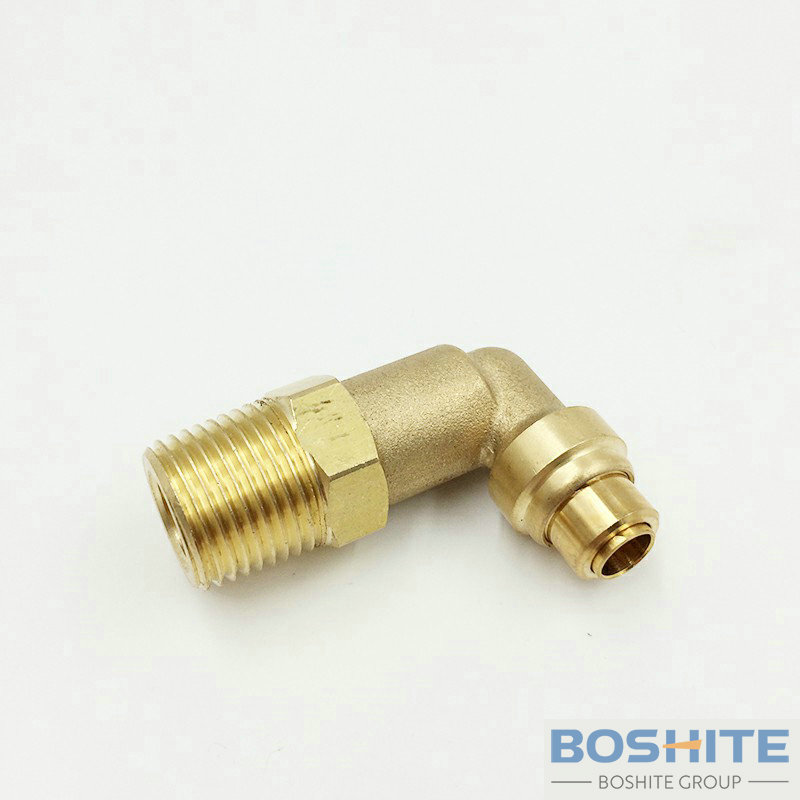 Compression Push In Couplings Swivel Elbow Tube 6x1 MM Thread NPT38