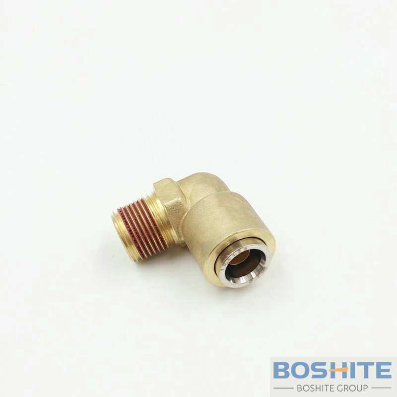 DOT Push In Couplings Normal Elbow Tube 10x1.25 Thread NPT38