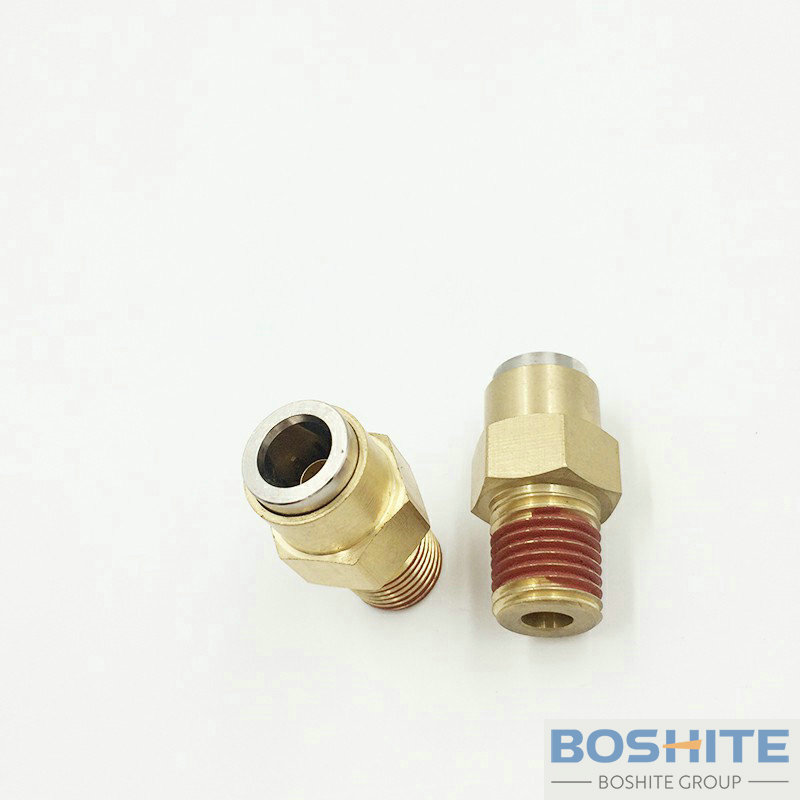 DOT Push In Couplings Straight Tube 8x1MM Thread NPT14