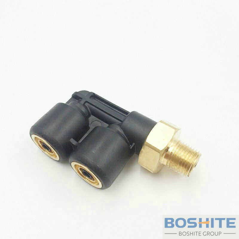 Plastic Brass Push In Couplings F Type Tube 12x1.5 Thread M12X1.5