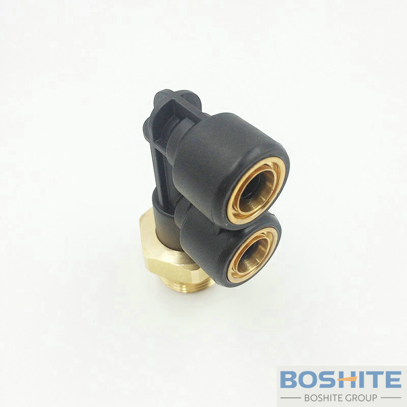 Plastic Brass Push In Couplings F Type Tube 14x2 Thread M22X1.5