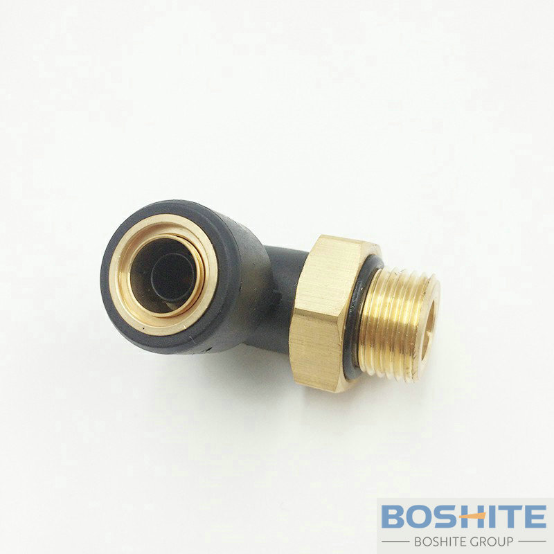 Plastic Brass Push In Couplings SWIVEL ELBOW Tube 12x1.5MM Thread M16X1.5