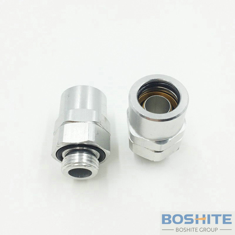 Voss Push In Couplings Straight Aluminum Fittings 10x1.25
